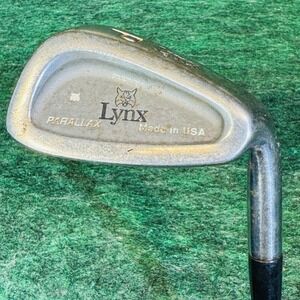 Vintage Lynx Parallax Pitching Wedge Mens RH Steel Silver Single Golf Club USA
